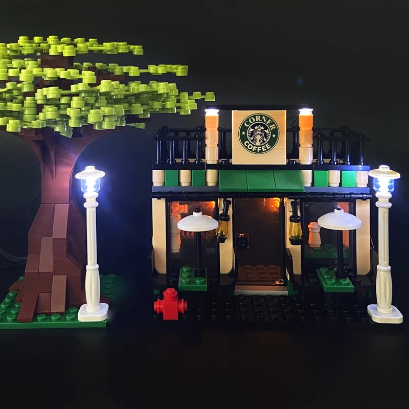 Город Мини Свет Ночной вид уличные кафе розничная продажа магазин архитектура