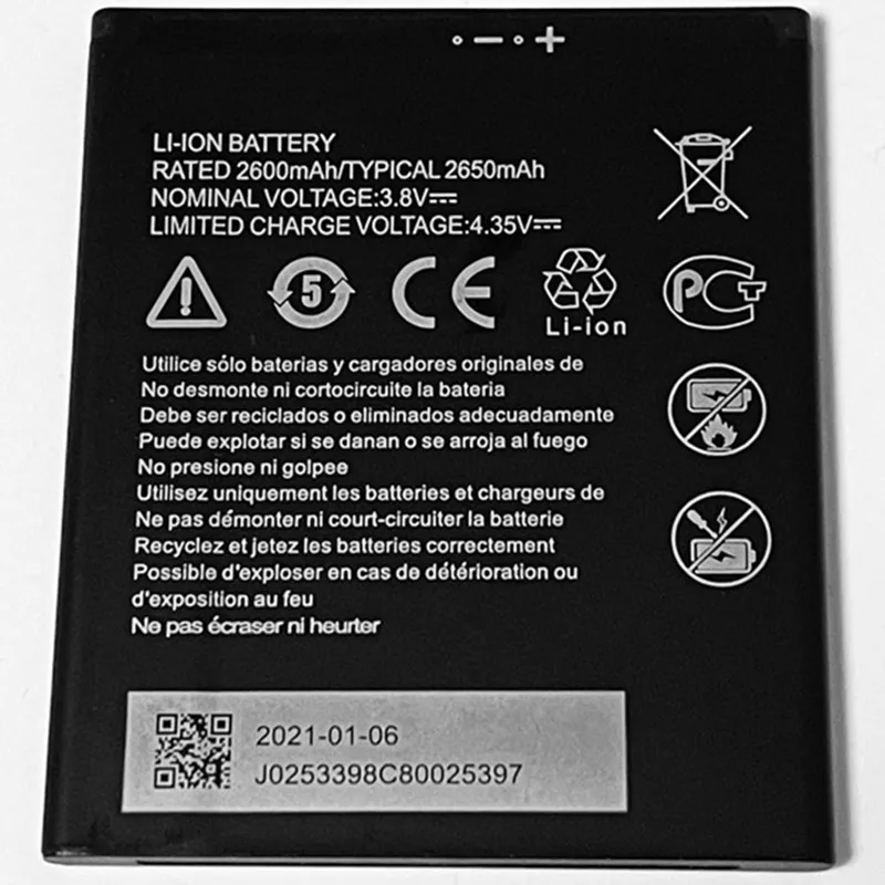 Аккумулятор 3 8 в 2650 мАч Li3826T43P4h695950 для ZTE Blade A3 2020 | Мобильные телефоны и аксессуары