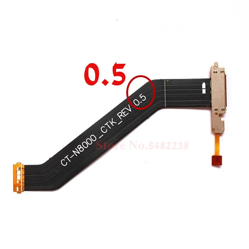 Оригинальный зарядный USB-порт гибкий кабель для Samsung GT-N8000 N8010 N8000 зарядное