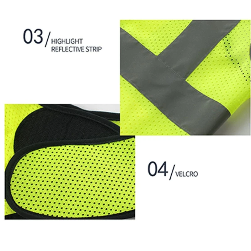 

Kids Running Reflective Mesh Vest Lightweight Children Riding Safety Outdoor Sport Safety Decorations Vest Multipurpose