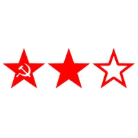 car stickers decor motorcycle decals funny five pointed star vinyl decorative accessories waterproof pvc30cmx9cm