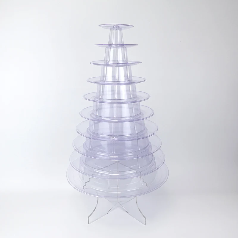 

1 Set 10 tiers Beautiful Macaron Pyramid, Macaron Tower, Macaron Tree, Macaroon Tower, Free Shipping