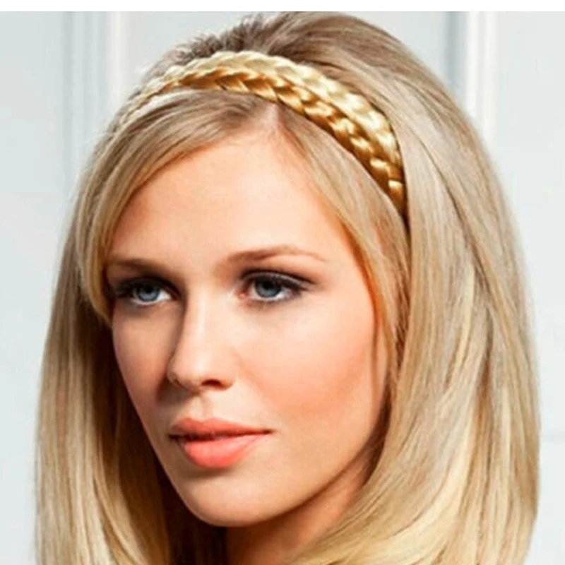 

Synthetic Wig Twist Elastic Hair Bands Braids Bohemian Braid Headbands For Women Stretch Girls Hair Accessories Fashion Headband