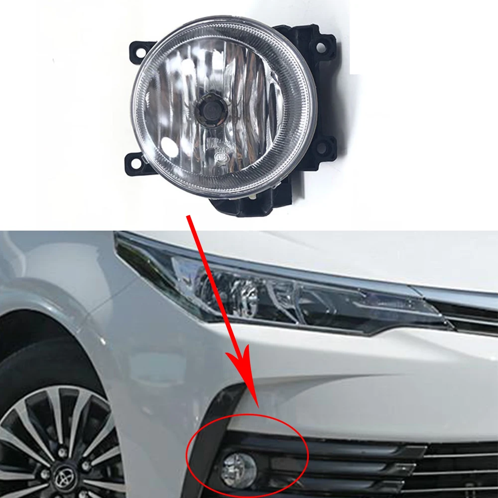 

Противотуманные фары для Toyota Vios Yaris Rav4 Prado 2014 ~ 2018, автомобильный передний бампер, решетка, сигнальная лампа, противотуманные фары в сборе