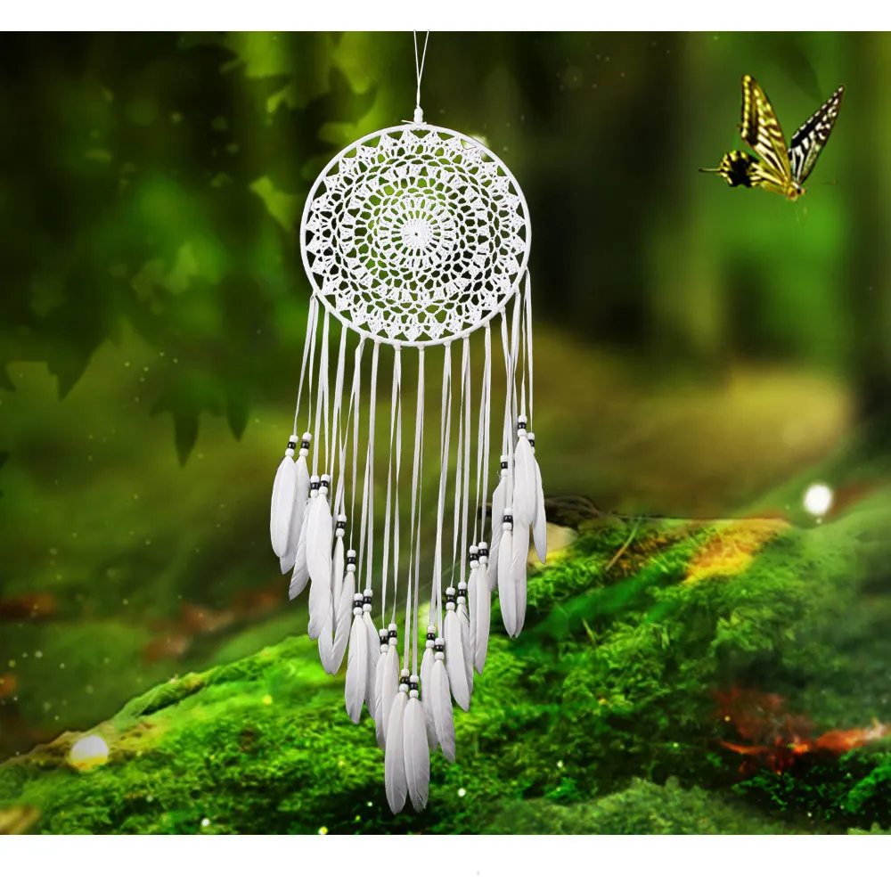 

Креативный гобелен с кисточками и перьями в богемном стиле, Настенный декор для свадьбы, декор для гостиной, ручная вязка, высокое качество, ...