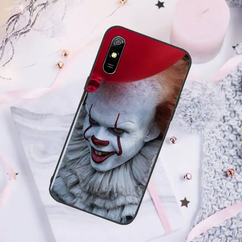 

Hot Pennywise Clown Float It Horror Cartoon Comic Phone Case For Xiaomi Mi Redmi Note 7 8 9 pro 8T 9T 9S 9A 10 Lite pro
