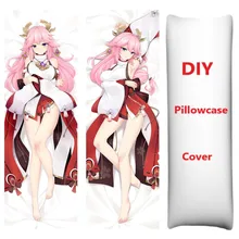 Fronha de almofada japonesa jogo de anime, almofada de cosplay feminina sexy 150x50 (3)
