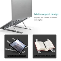 laptop holder for macbook air pro notebook foldable aluminium alloy laptop stand bracket laptop non slip holder for pc notebook