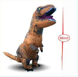 Надувной костюм динозавра T-Rex на Хэллоуин вечерние платья для взрослых игровое