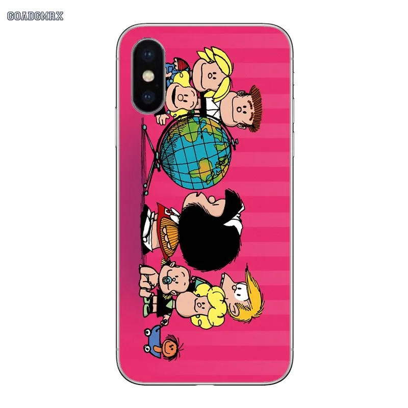 For Huawei P Smart 2019 G7 G8 P7 P8 P10 Plus P20 P30 Pro P9 Lite Mini 2017 Transparent Soft TPU Case Mafalda Phone Silicone | Мобильные
