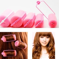 6pcs fashion sponge foam hair curlers rollers twist salon hairs styling tools