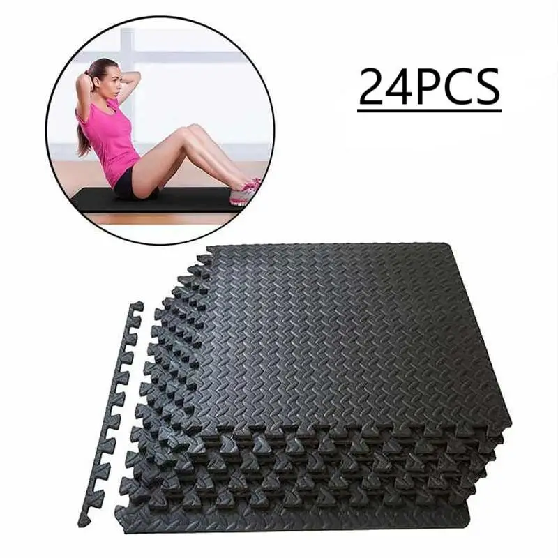 

24Pcs 30*30cm EVA Floor Mats FoamChildren Play EInterlocking Tiles Home Floor Soft Carpet Climbing Pad Gym Floor Baby Mat