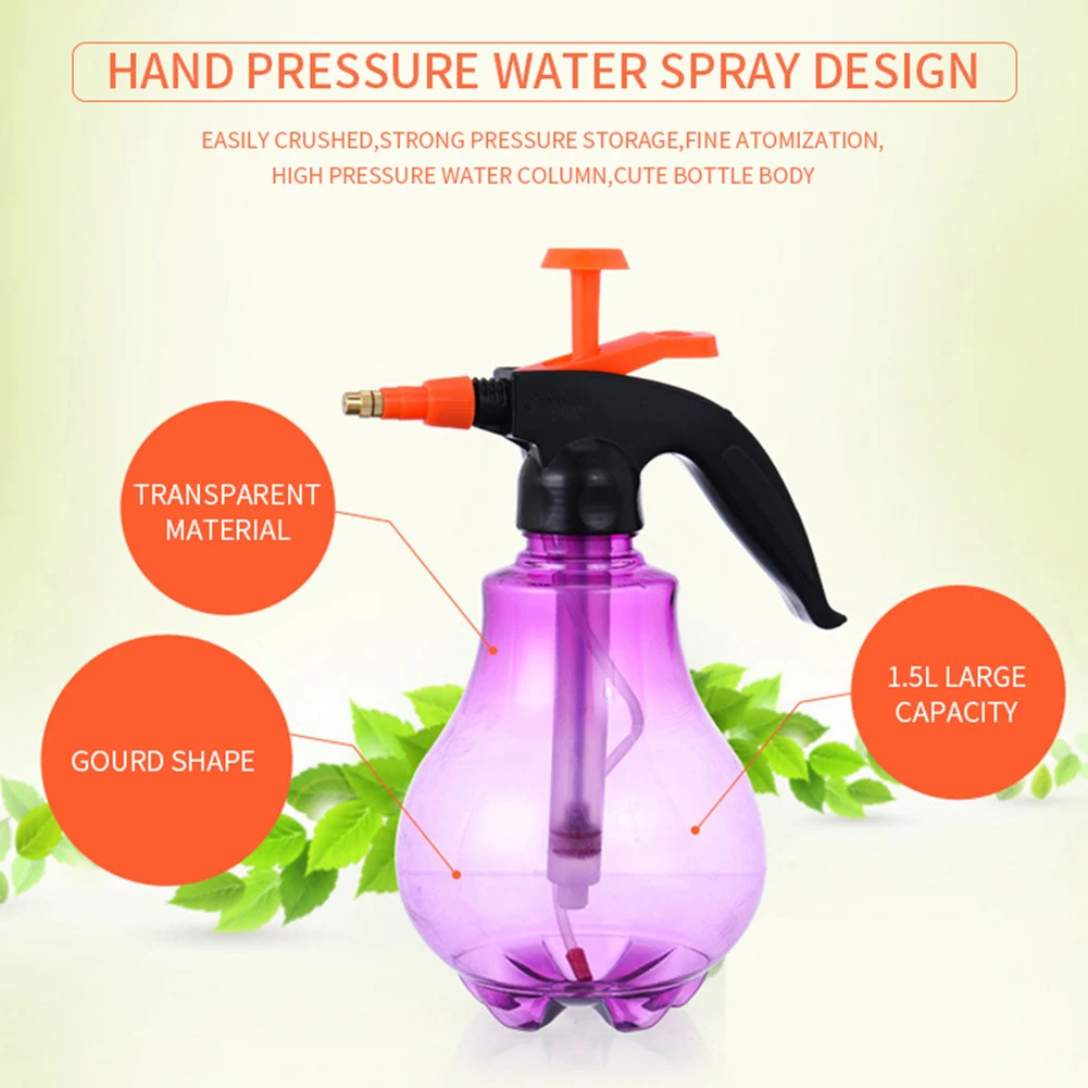 Лейка для садовых растений 1 5 л регулируемая с распылителем | Дом и сад