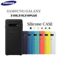 original samsung galaxy s10 10 plus 10 s10e tpu cover liquid silicone case soft touch back protective casing