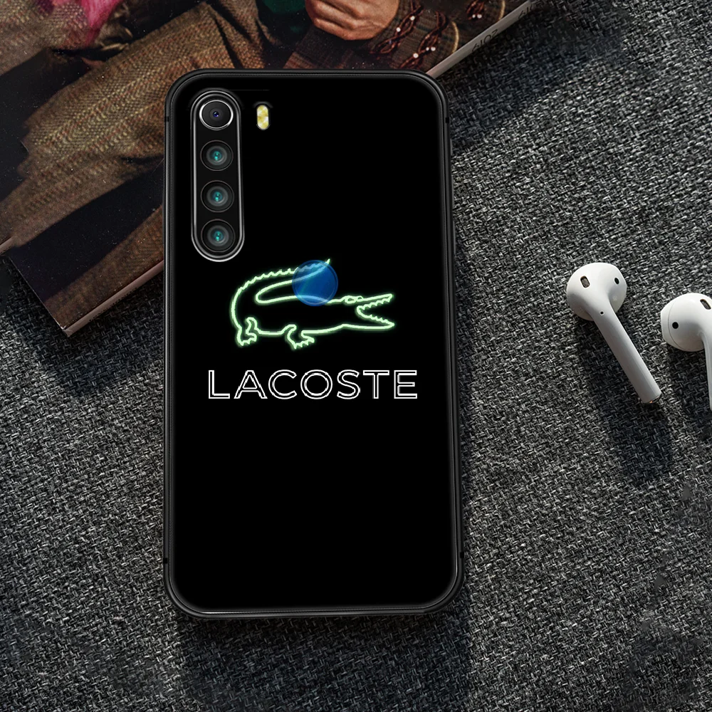 

LACOETE French luxury brand Phone Case Cover Hull For XIAOMI Redmi 7 7a 8 8a 9 10X NOTE 6 7 7s 8 8t 9 9s Pro Max black Funda