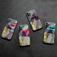 boy see sports car jdm drift phone case tempered glass for iphone 13 12 mini 11 pro xr xs max 8 x 7 plus se 2020 cover