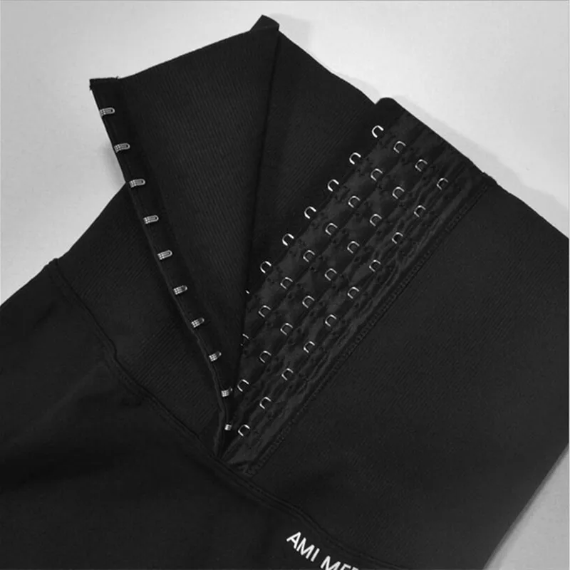 Женские штаны для йоги с регулируемым поясом и высокой талией корректирующие