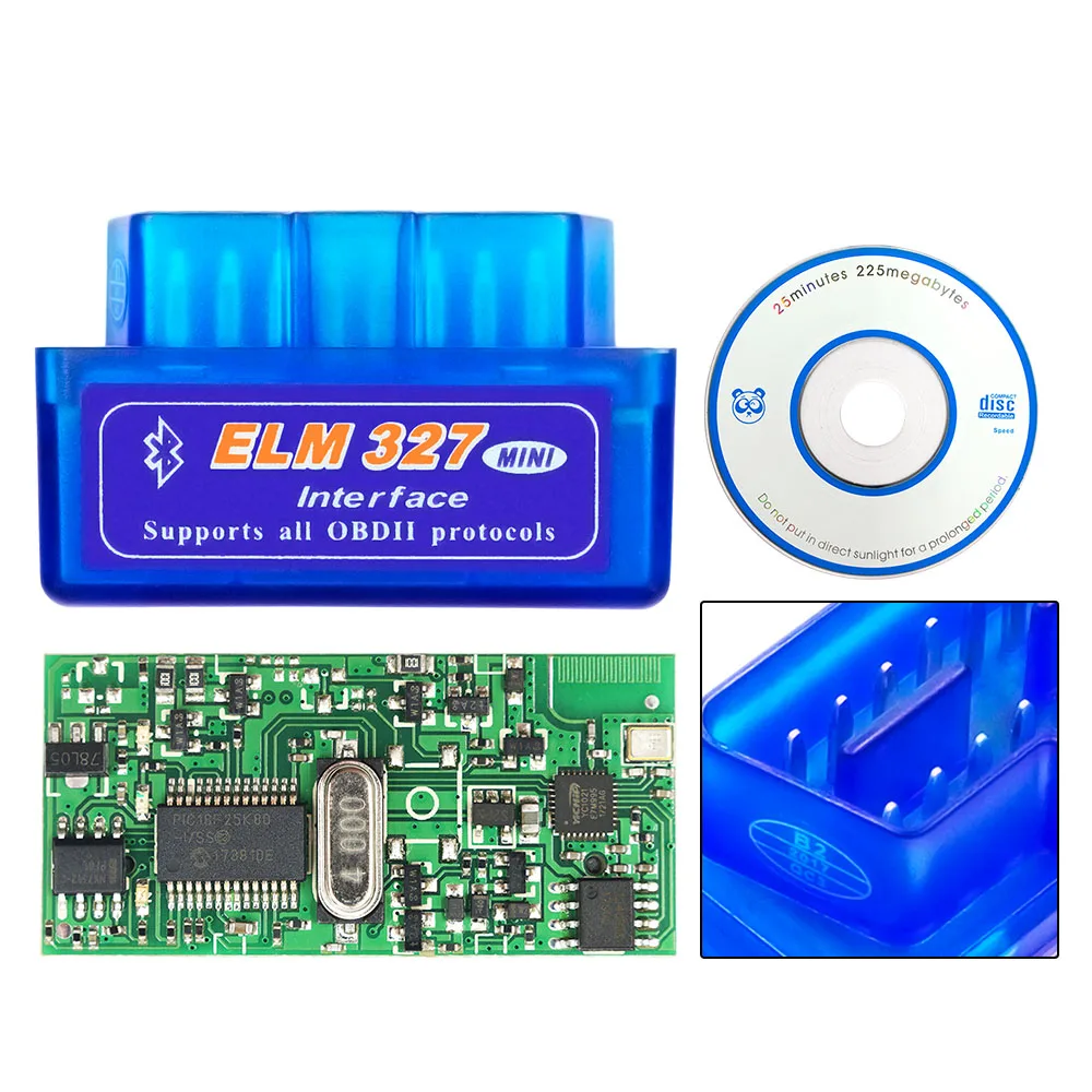 

2020 Super Mini ELM327 Bluetooth V2.1 / V1.5 OBD2 Car Diagnostic Tool ELM 327 Bluetooth 4.0 For Android/Symbian OBDII Protocol
