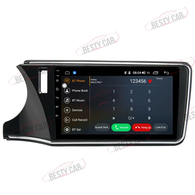 10 1 Android 9 0 автомобильный радиоприемник GPS Мультимедийный проигрыватель головное