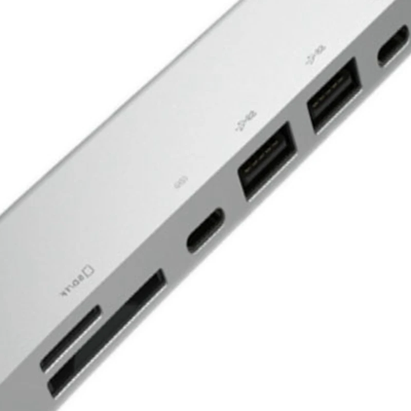 7 в 1 USB C док станция с разъемом типа 4K HDMI/SD/TF PD зарядка концентратор кард ридер