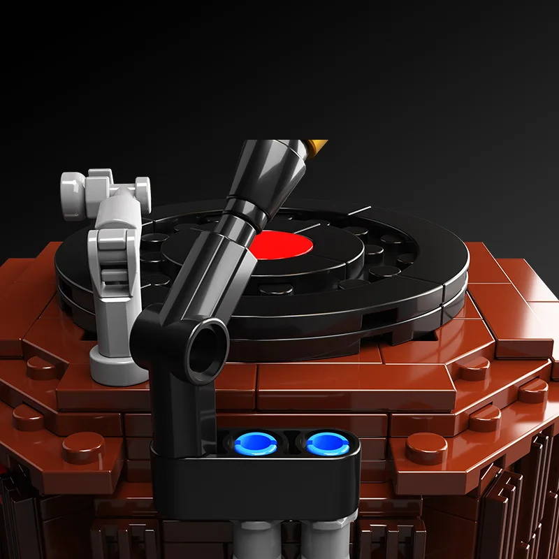 Идеи ретро Граммофон с строительные блоки Европейский Стиль Виниловый