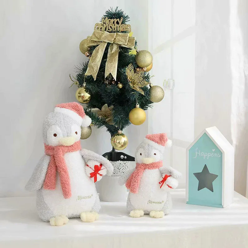 Yeaknow рождественские плюшевые игрушки, Пингвин 23x12 см 33x16 см 48x25 см Пингвин мягкие игрушечные животные куклы для детей подарки на день рождения
