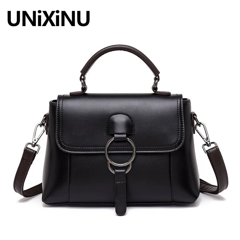 

Женская сумка через плечо из высококачественной искусственной кожи, простые классические дамские тоуты, дизайнерские бостонские ручные че...