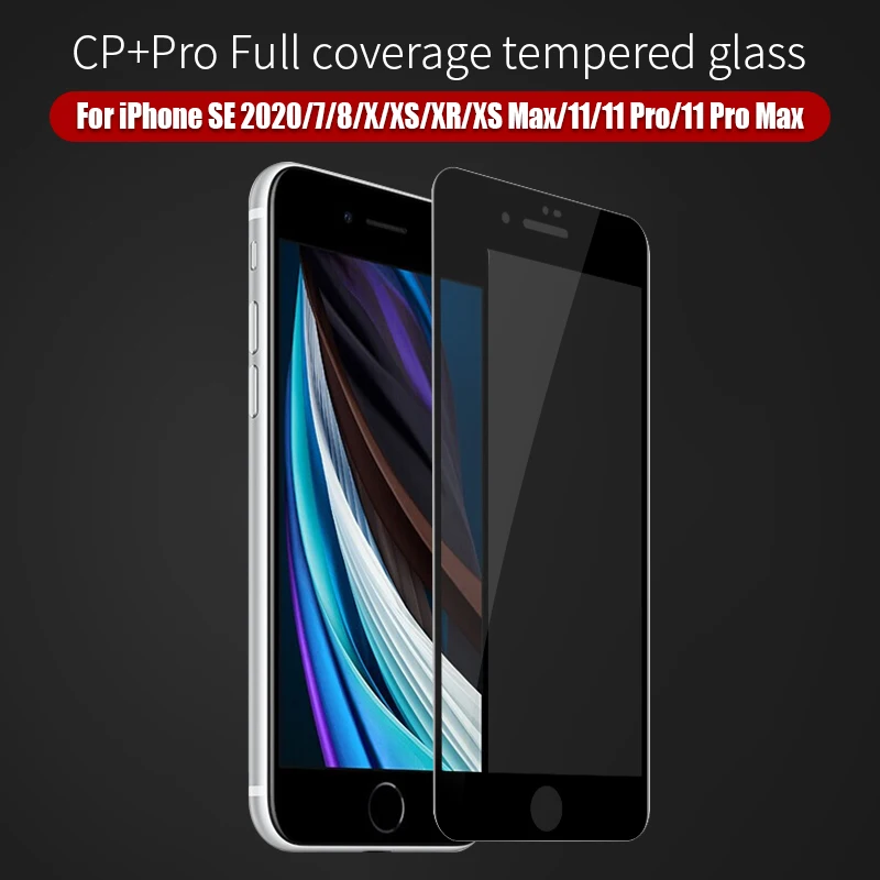 Защитное стекло NILLKIN 9H 3D для iPhone 11 CP + Pro 7/8/X/XS|Защитные стёкла и плёнки телефонов| |