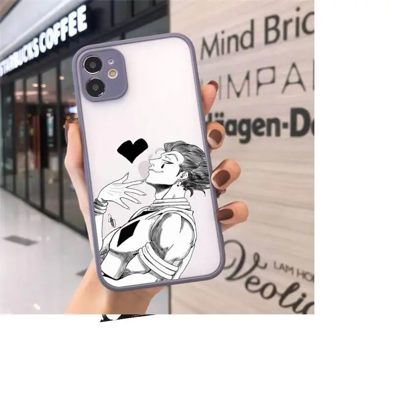 

Japan anime hunter x hunter Phone Cases matte transparent For iphone 7 8 11 12 plus mini x xs xr pro max cover