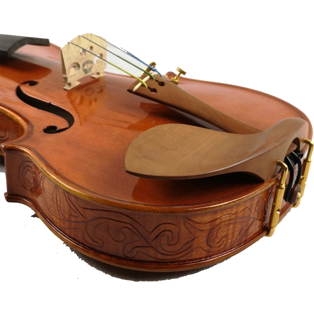 Копия Европейский Stradivarius 1715100% ручной работы резной цветок FPVN05 скрипка +