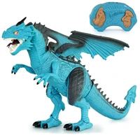 big spray dragon dinosaur electric remote control animal roar lighting walking kids pet boys toys children birthday gifts 45 cm