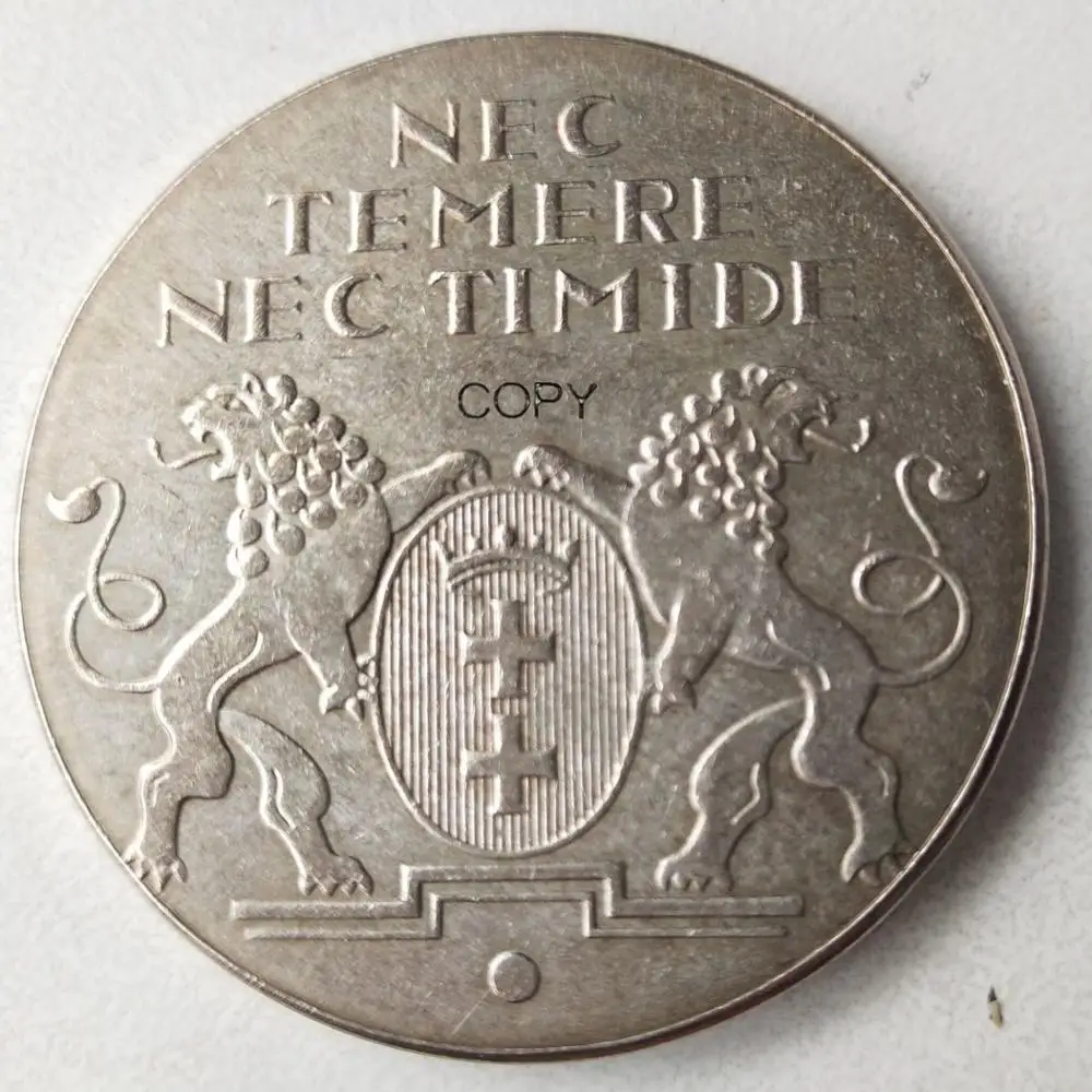 J.D20 свободный танциг 10 гульден 1935 никелированные копировальные монеты | Дом и сад