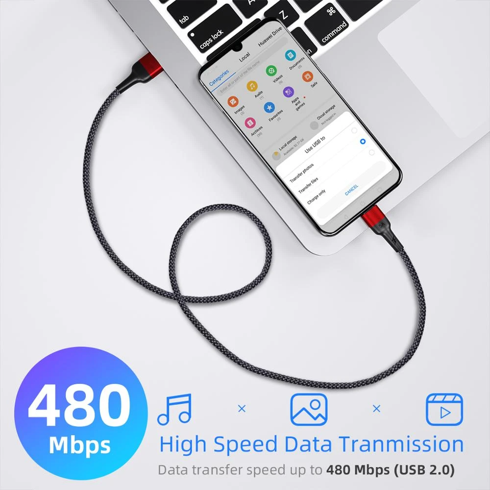 5A 1/2M USB Type C Cable 40W Super Fast Charge Wire For HUAWEI P40 P30 MATE 20 PRO Charger Type-C Android Phone | Мобильные телефоны