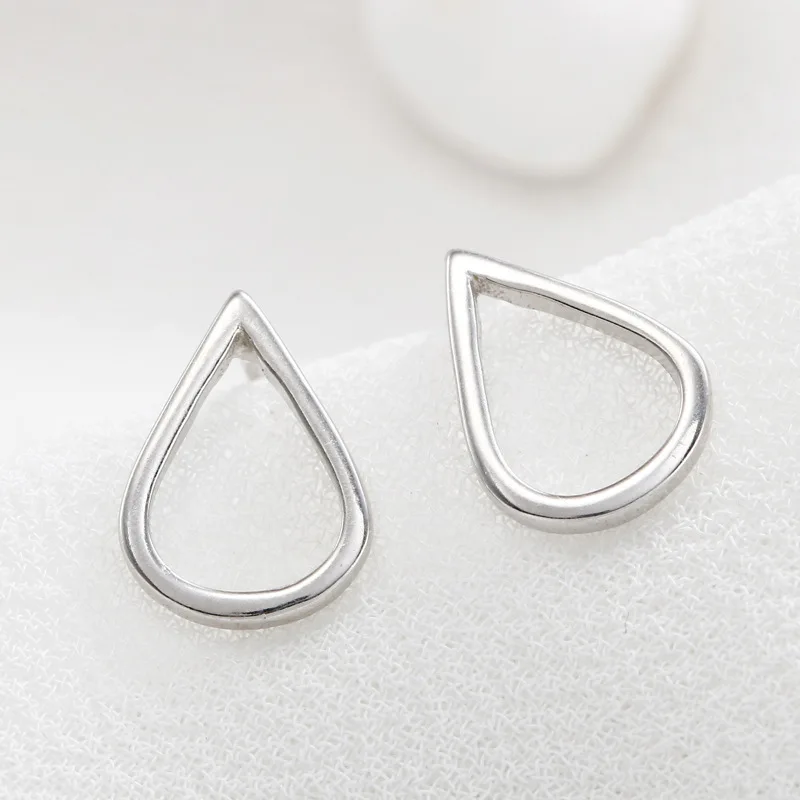 Женские свадебные серьги-гвоздики REETI элегантные из стерлингового серебра 925