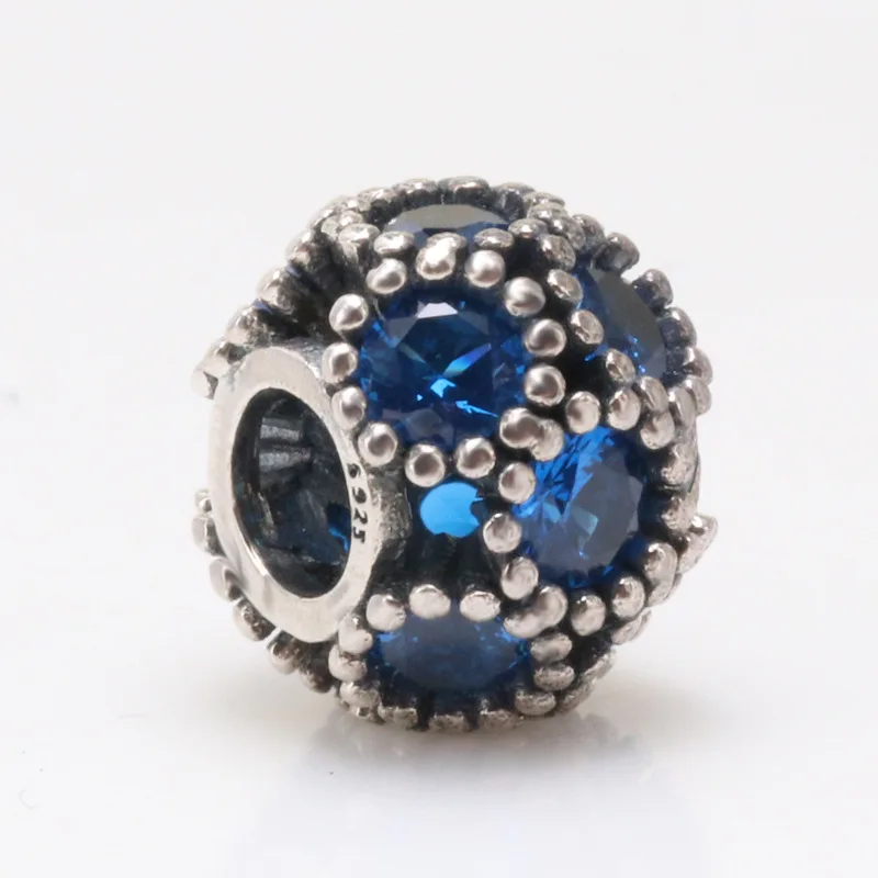 

Bewill 100% Authentic 925 Sterling Silver Hollow Crystal Beads Fit Original Bracelet Pendant Diy Jewelry Charms Gift