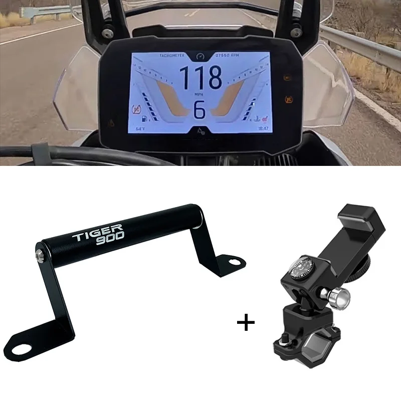 motorcycle mobile phone navigation bracket gps plate bracket for triumph tiger 900 gt rally pro tiger900 tiger900gt 2020 2021 free global shipping
