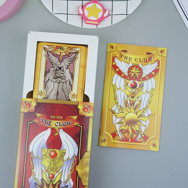 

59pcs/lot 16CM Anime Cardcaptor Sakura Clow Card cosplay prop KINOMOTO SAKURA Card captor Sakura Cards Tarot Gift