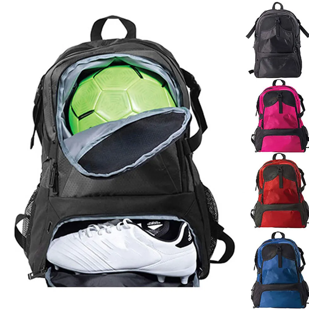 Large Capacity Sports Backpack with Shoe and Ball Compartment Padded Back Basketball Backpack Athlete Bag for Soccer Volleyball