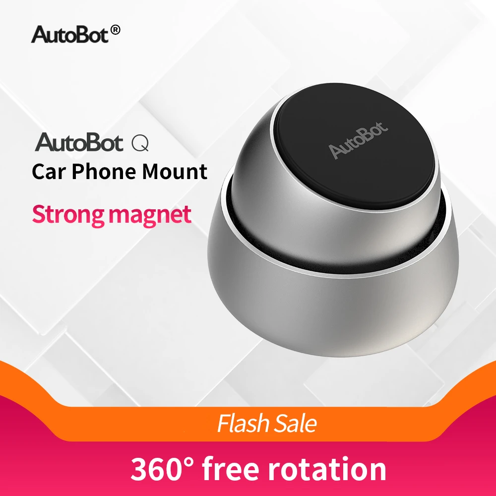 Автомобильный держатель для телефона AutoBot магнитный анодированный алюминиевый