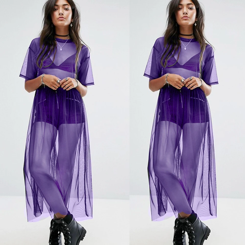 Новинка женское сексуальное прозрачное бикини закрывающий купальник с сеткой