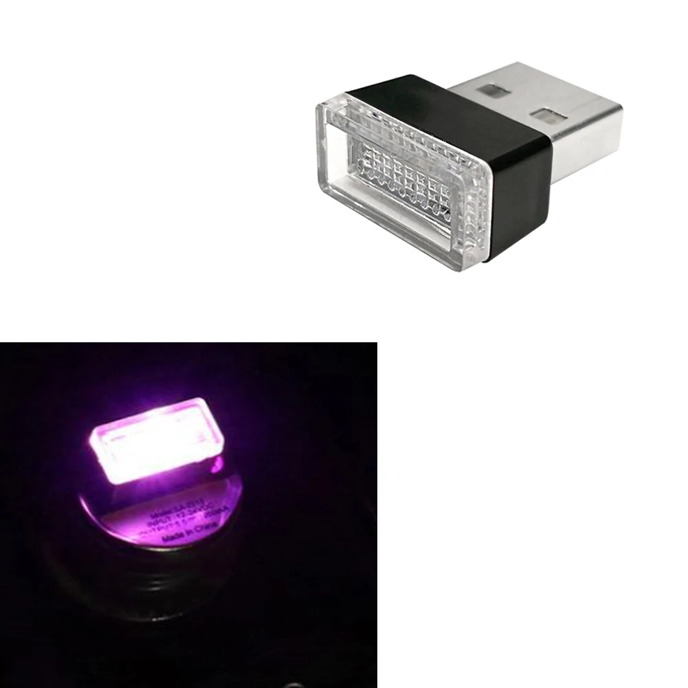 Автомобильный USB атмосферный свет Led замена декоративный светильник s Автомобильный ножной светильник ing светильник s автомобильный сигаретный светильник er атмосферный светильник s