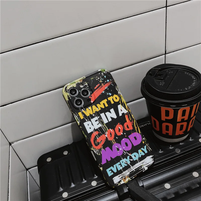 

Cartoon Phone Case for iphone 11 12 pro Max Mini All Inclusive Soft Cases X Xs XR 8 7 Plus Shockproof Back Cover Coque