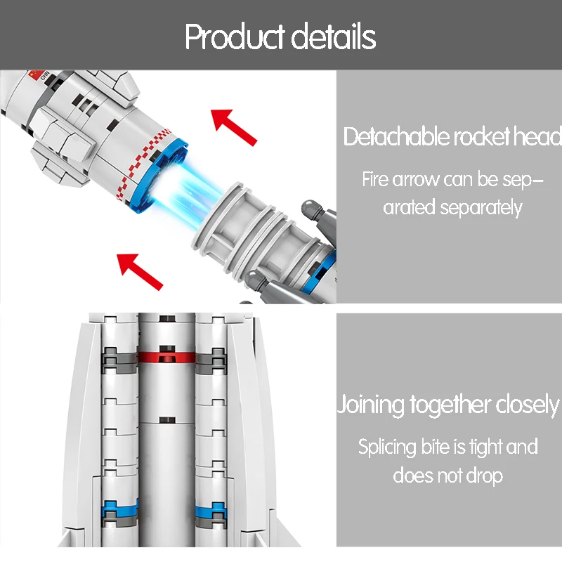 

Compatible City Carrier Launch Vehicle Technic Astronaut The Wandering Earth Building Blocks Toys for children gift