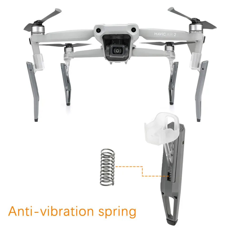 Посадочная Шестерня для DJI Mavic Air 2 амортизирующая посадочная увеличение 95 мм