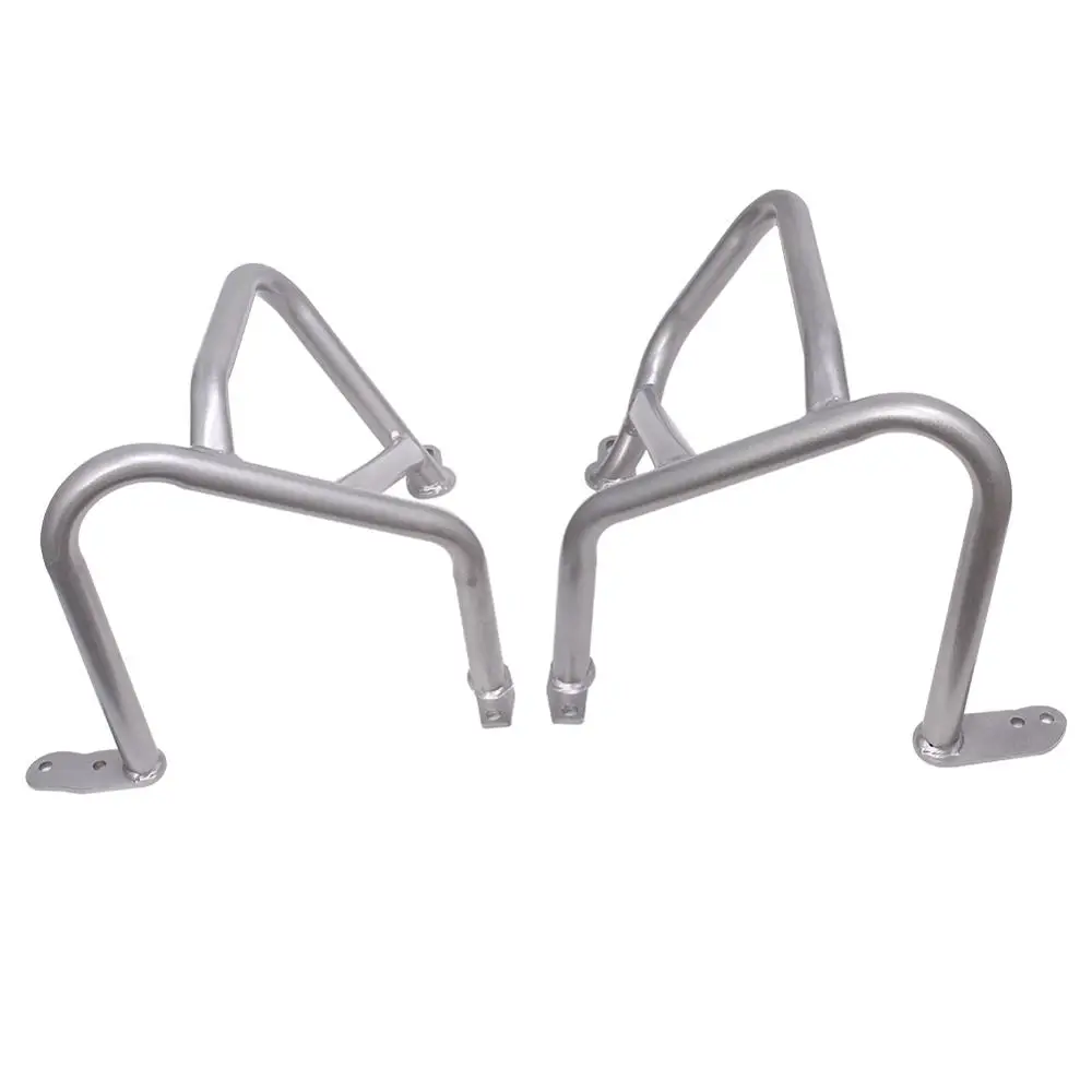 Нижняя Серебристая трубчатая стальная защита двигателя на автотрассе прутков