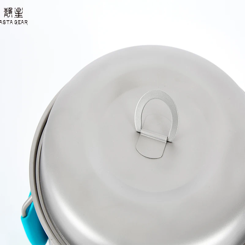 Набор посуды ASTAGEAR из чистого титана уличный для кемпинга портативный фонарь