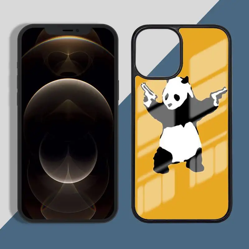 

panda Phone Case PC for iPhone 11 12 pro XS MAX 8 7 6 6S Plus X 5S SE 2020 XR