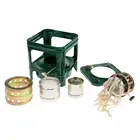 Уличная керосиновая плита, портативная туристическая плита, 8 фитилей, печка для пикника, уличный маленький керосиновый нагреватель, для кемпинга, пешего туризма, плита M1P9