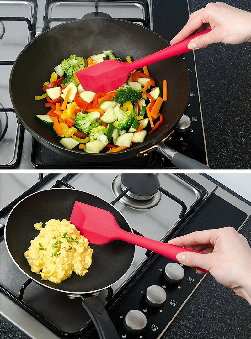 Пищевая силиконовая кухня сливочное масло Миксер для торта шпатель раковины