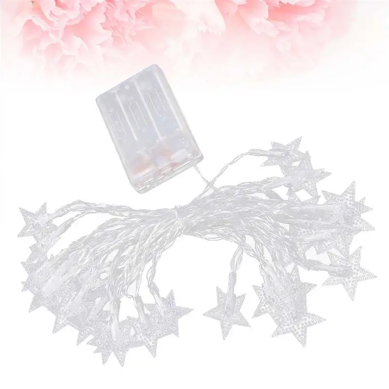 

10 Beads 1.5 Meter Size Room Decor LED Star String Light Bedroom Layout Lights Christmas Party Decoration Without Battery